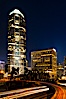 Downtown Los Angeles at night, street lights, buildings light up the night. Los Angeles, California, USA. Image #27728