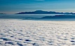 Clouds and mountains, San Diego mountains east of Ramona, sunrise. San Diego, California, USA. Image #27906