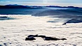 Clouds and mountains, San Diego mountains east of Ramona, sunrise. San Diego, California, USA. Image #27908
