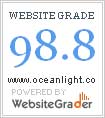 WebsiteGrader scores the website with a 98.8