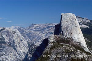Half Dome and Tenaya Canyon, viewed from Glacier Point, Yosemite National Park, California