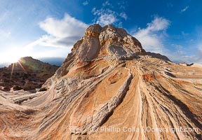 Sarah's Swirl, a particularly beautiful formation at White Pocket in the Vermillion Cliffs National Monument