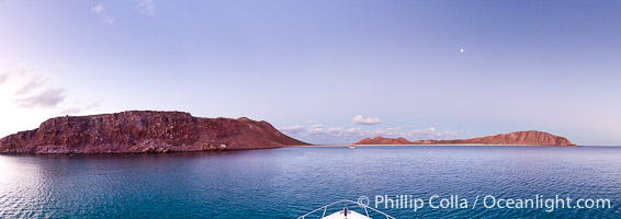 Sea of Cortez coastal scenic panorama, near La Paz, Baja California, Mexico