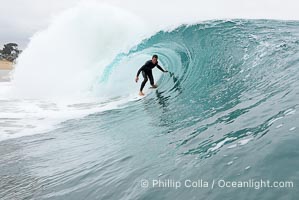 Tanner Ferrell, The Wedge, overcast day, Newport Beach, California