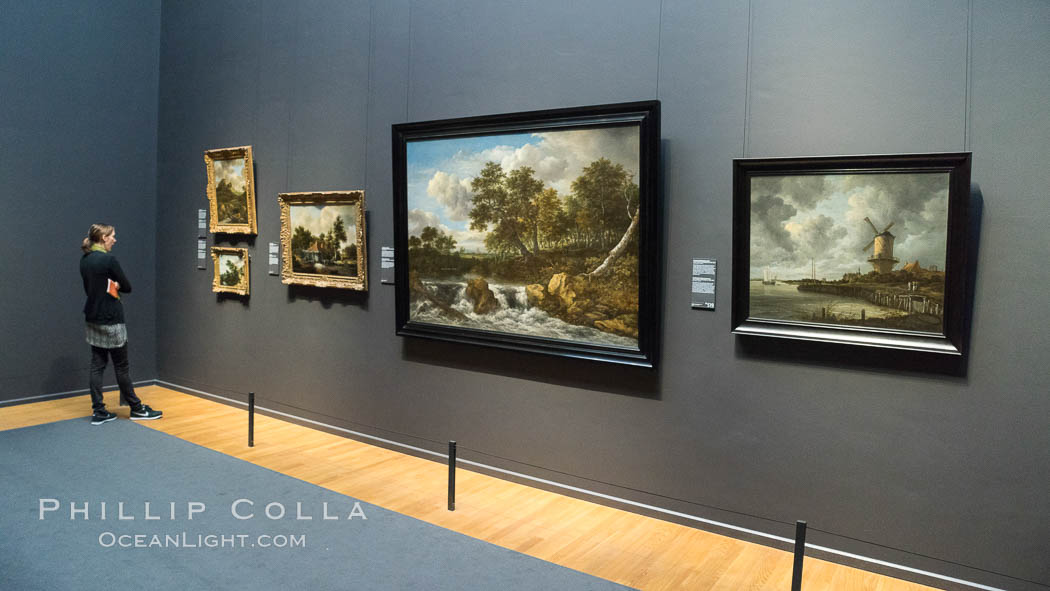 Rijksmuseum gallery and visitor, Amsterdam. Holland, Netherlands, natural history stock photograph, photo id 29450
