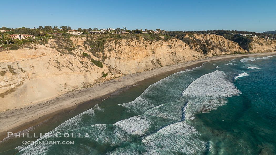 Aerial Photo of La Jolla Farms and Blacks Beach., natural history stock photograph, photo id 30798