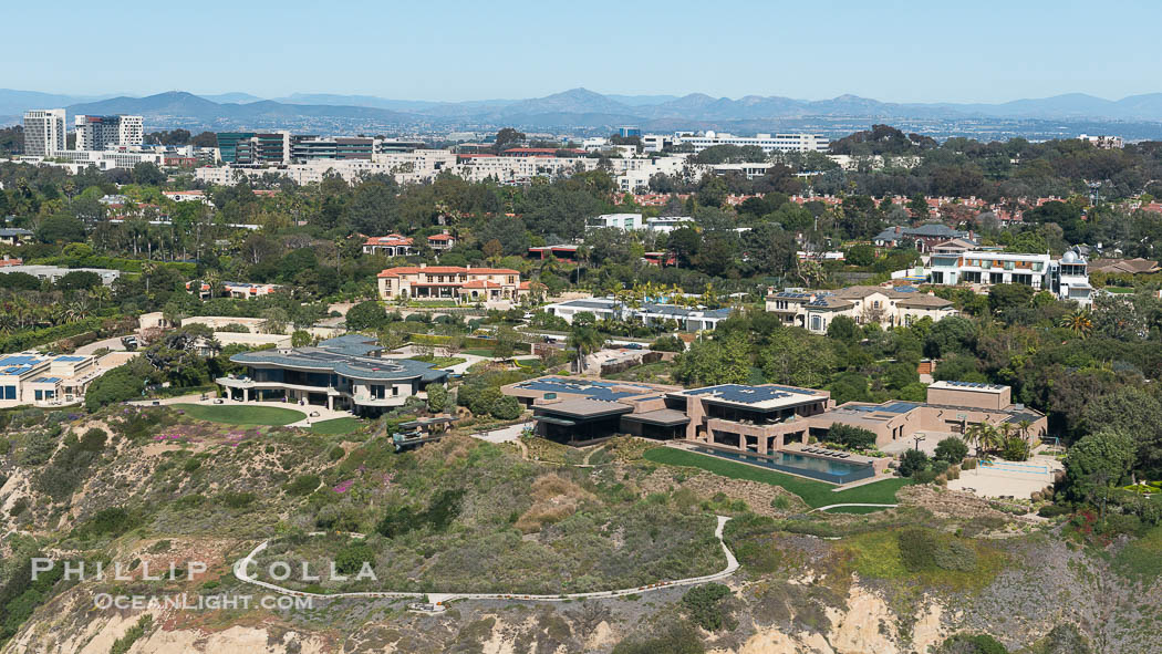 Aerial Photo of La Jolla Farms., natural history stock photograph, photo id 30675