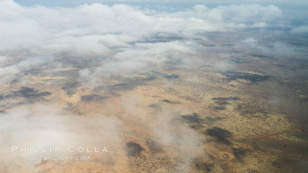 Aerial view of Meru National Park, Kenya., natural history stock photograph, photo id 29606