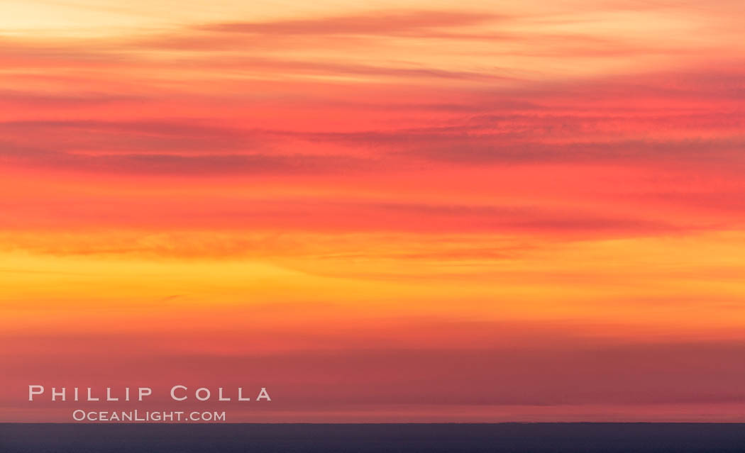 Beautiful Sunset over San Diego. California, USA, natural history stock photograph, photo id 36658