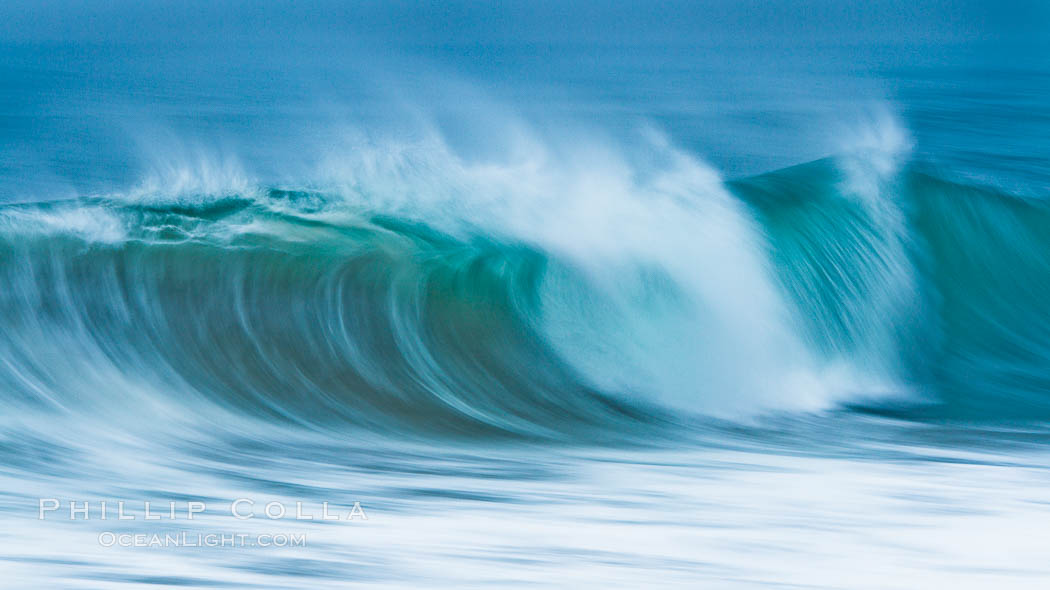 Breaking wave fast motion and blur. The Wedge. Newport Beach, California, USA, natural history stock photograph, photo id 27080