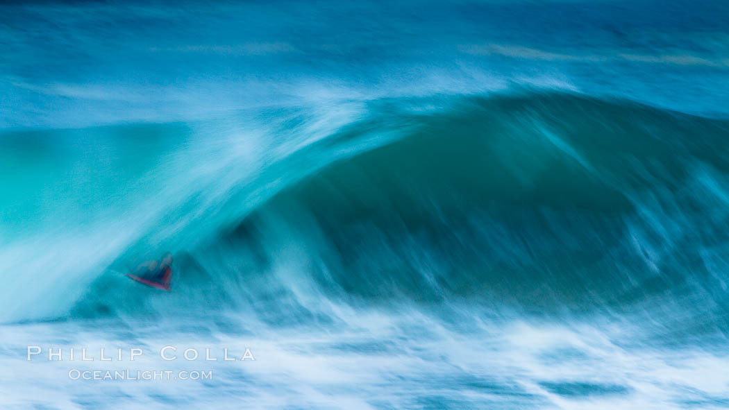 Breaking wave fast motion and blur. The Wedge. Newport Beach, California, USA, natural history stock photograph, photo id 27084