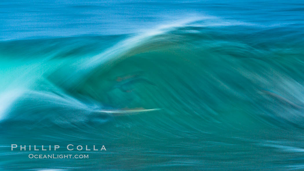 Breaking wave fast motion and blur. The Wedge. Newport Beach, California, USA, natural history stock photograph, photo id 27077