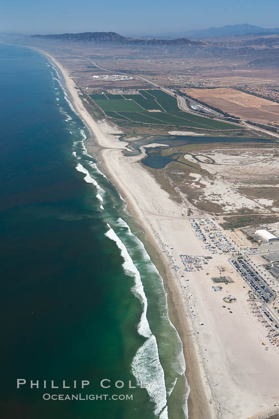 Camp Pendleton, Pacific coastline, north of San Diego county and the city of Oceanside.  Marine Corps Base Camp Pendleton. California, USA, natural history stock photograph, photo id 25980