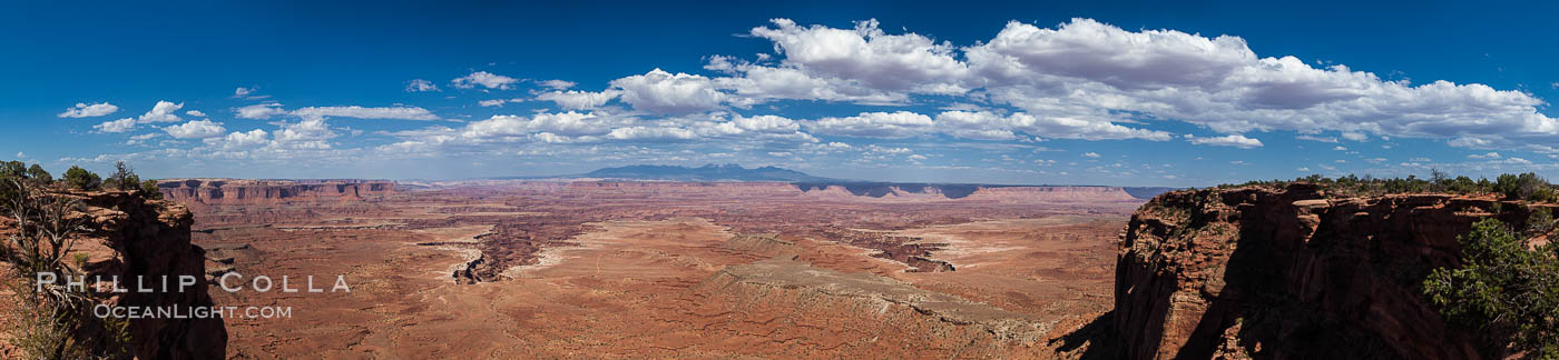 Canyonlands National Park panorama., natural history stock photograph, photo id 27819