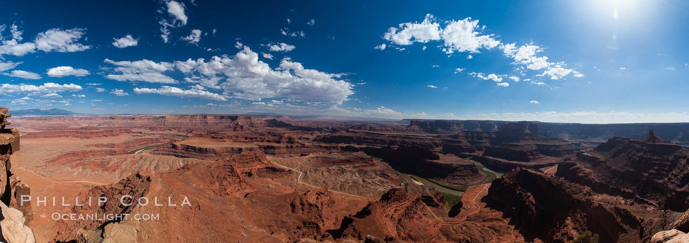 Canyonlands National Park panorama. Utah, USA, natural history stock photograph, photo id 27821