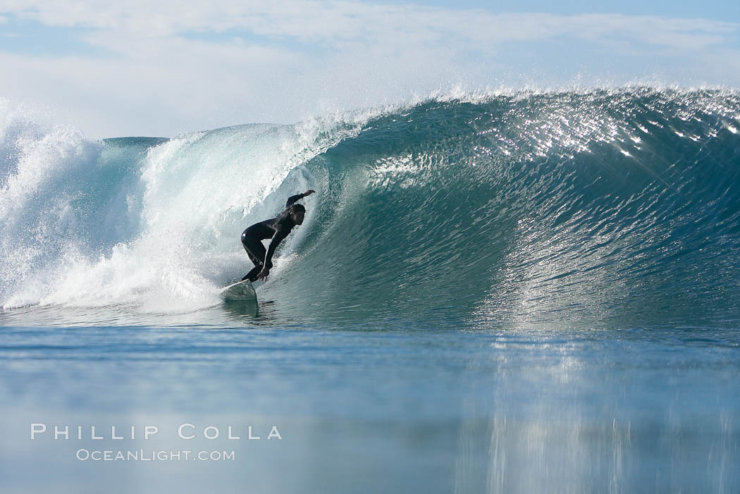 Ponto, South Carlsbad, morning surf. California, USA, natural history stock photograph, photo id 17779