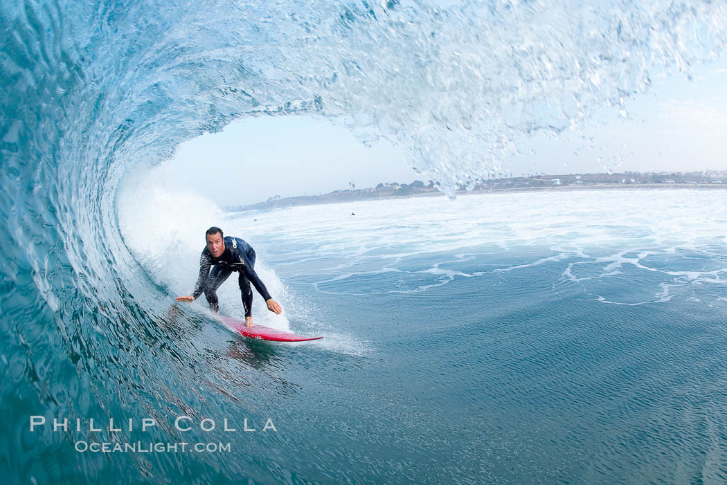 Ponto, South Carlsbad, morning surf. California, USA, natural history stock photograph, photo id 17819