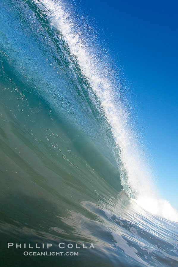 Ponto, South Carlsbad, morning surf., natural history stock photograph, photo id 17831