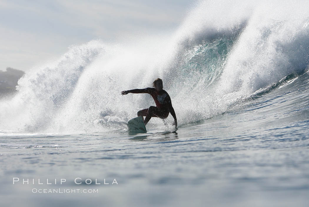 Ponto, South Carlsbad, morning surf. California, USA, natural history stock photograph, photo id 17785