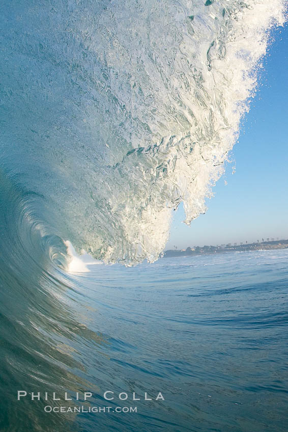 Ponto, South Carlsbad, morning surf. California, USA, natural history stock photograph, photo id 17833