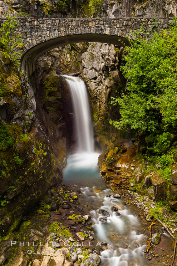 Christine Falls. Mount Rainier National Park, Washington, USA, natural history stock photograph, photo id 28717