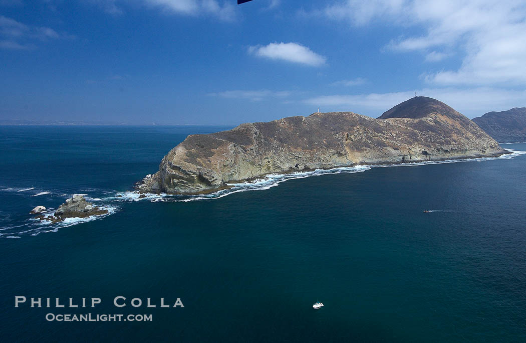 South Coronado Island, north end viewed from the north., natural history stock photograph, photo id 21334