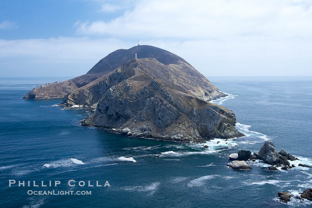South Coronado Island, north end viewed from the north., natural history stock photograph, photo id 21332