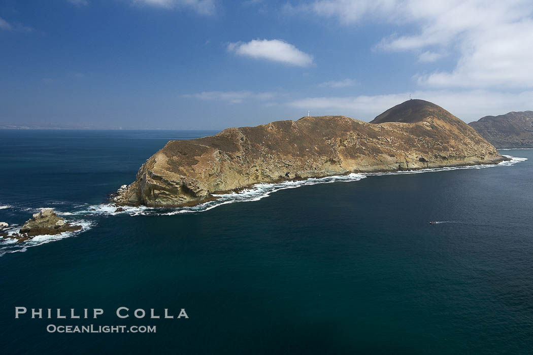 South Coronado Island, north end viewed from the north., natural history stock photograph, photo id 21325