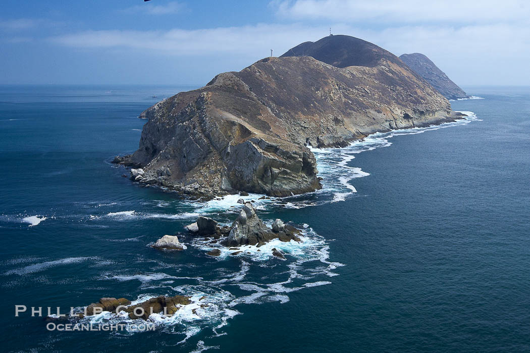 South Coronado Island, north end viewed from the north., natural history stock photograph, photo id 21333