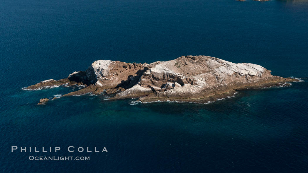 Middle Grounds in Mexico's Coronado Islands, aerial photograph. Coronado Islands (Islas Coronado), Baja California, natural history stock photograph, photo id 29057