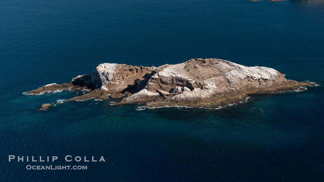 Middle Grounds in Mexico's Coronado Islands, aerial photograph., natural history stock photograph, photo id 29057