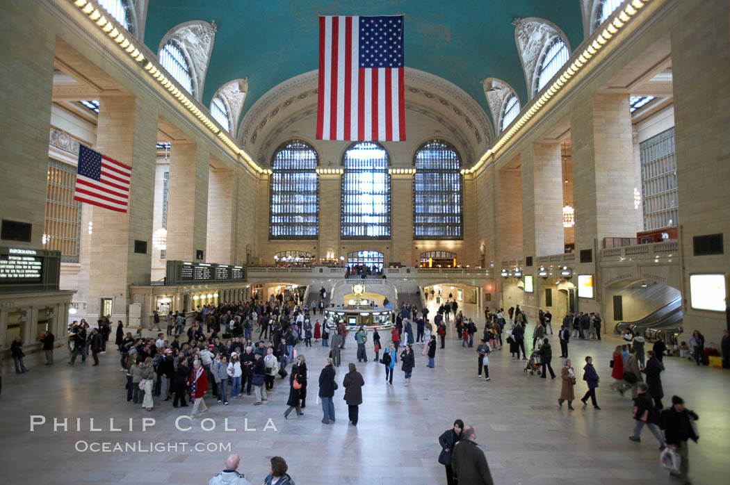 Grand Central Station. New York City, USA, natural history stock photograph, photo id 11172
