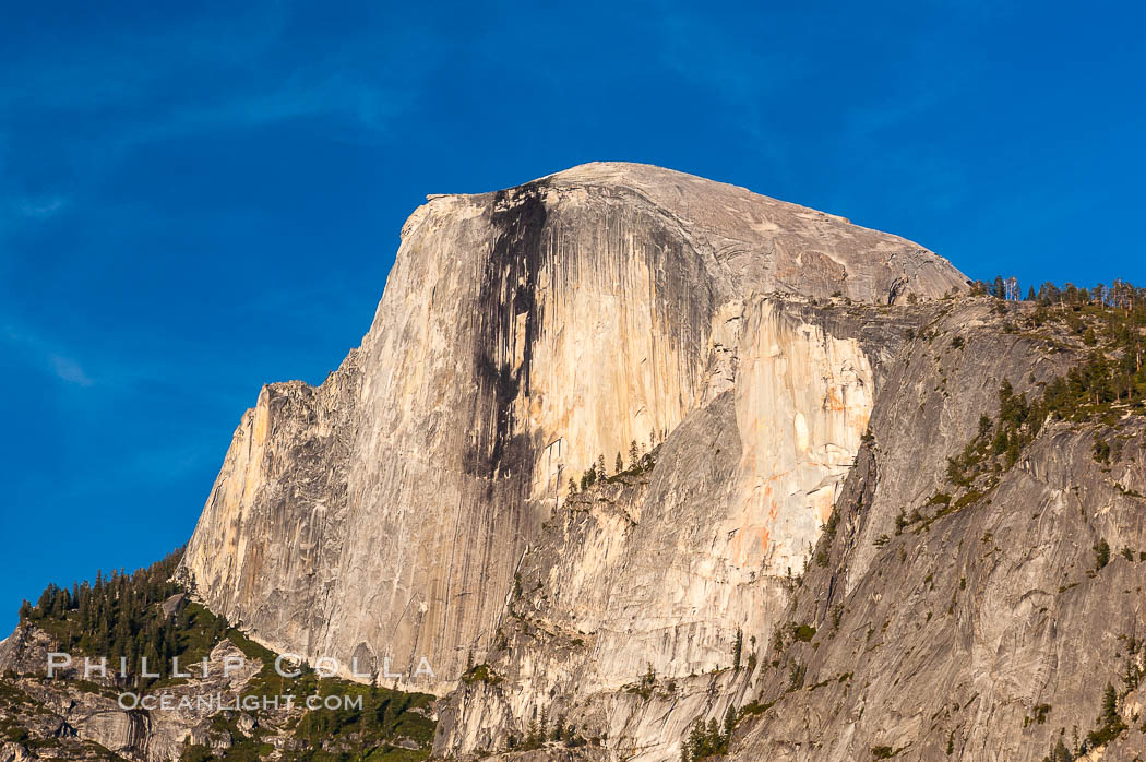 Half Dome, Yosemite National Park, Spring. California, USA, natural history stock photograph, photo id 09188