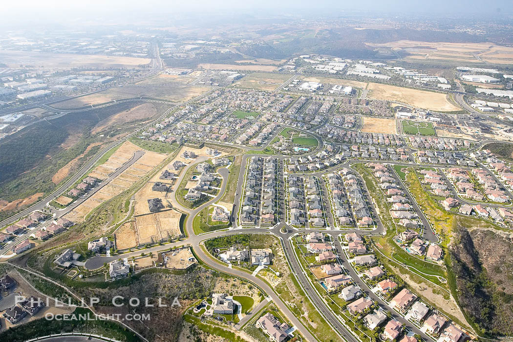 Housing development,near Palomar McClellan airport., natural history stock photograph, photo id 21342