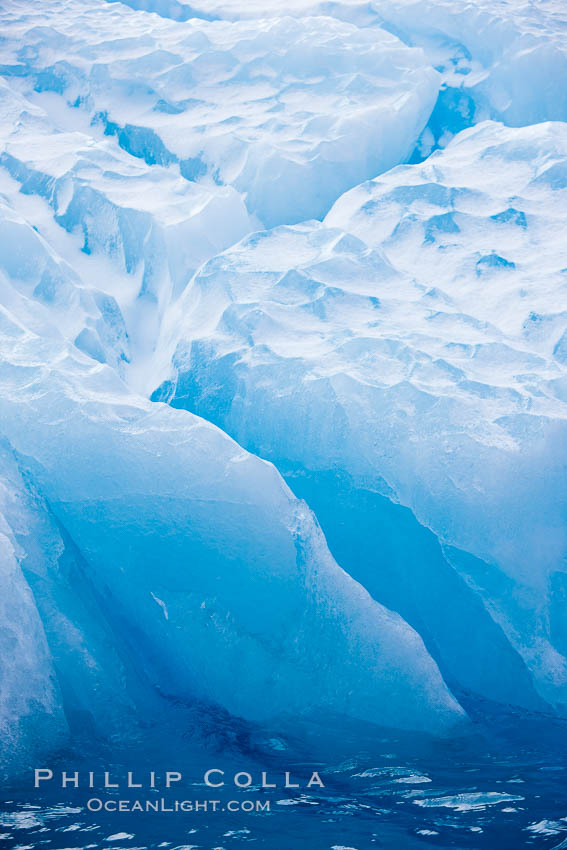 Iceberg detail. Paulet Island, Antarctic Peninsula, Antarctica, natural history stock photograph, photo id 24900