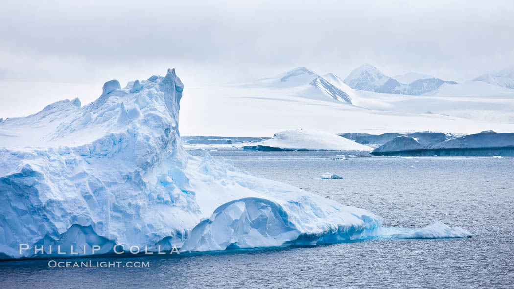 Iceberg study near Paulet Island, Antarctica. Antarctic Peninsula, natural history stock photograph, photo id 26374