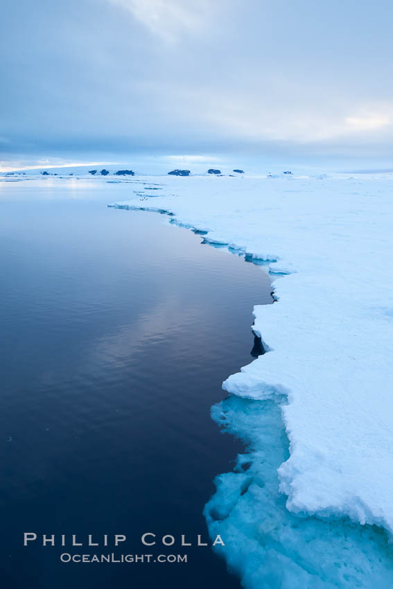 Icebergs and ice near Paulet Island. Antarctic Peninsula, Antarctica, natural history stock photograph, photo id 26371