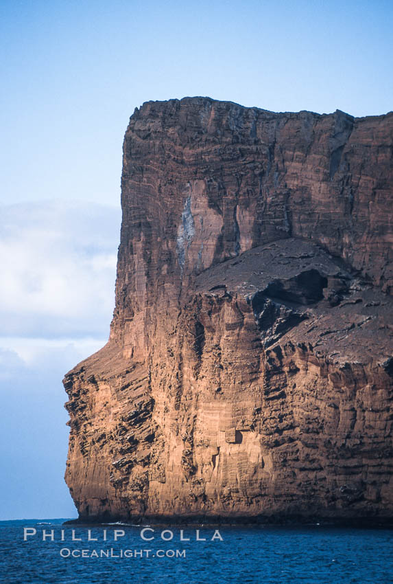 Isla Afuera eastern cliffs. Guadalupe Island (Isla Guadalupe), Baja California, Mexico, natural history stock photograph, photo id 02390