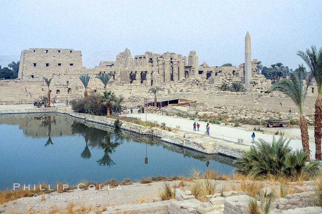 Karnak Temple complex. Luxor, Egypt, natural history stock photograph, photo id 18483