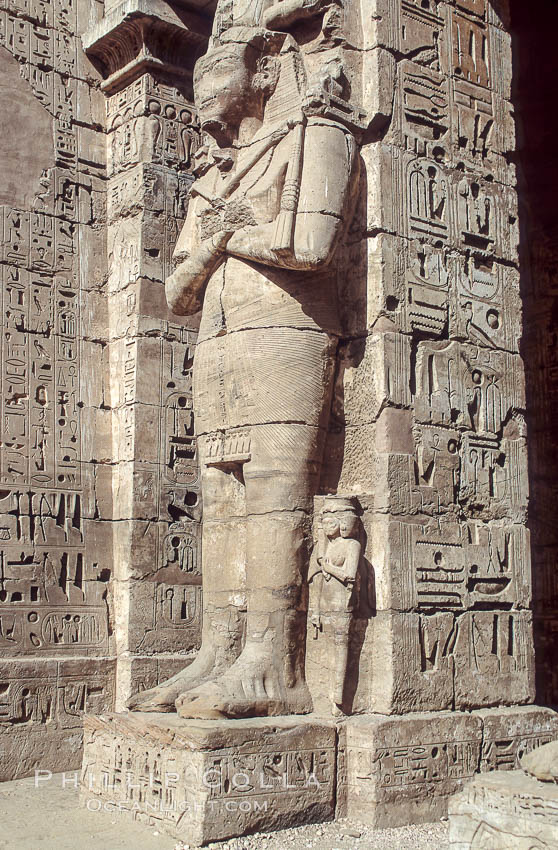 Karnak Temple. Luxor, Egypt, natural history stock photograph, photo id 02599