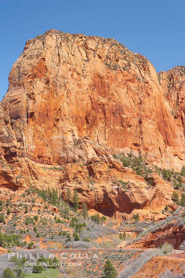 Kolob Canyon., natural history stock photograph, photo id 12484
