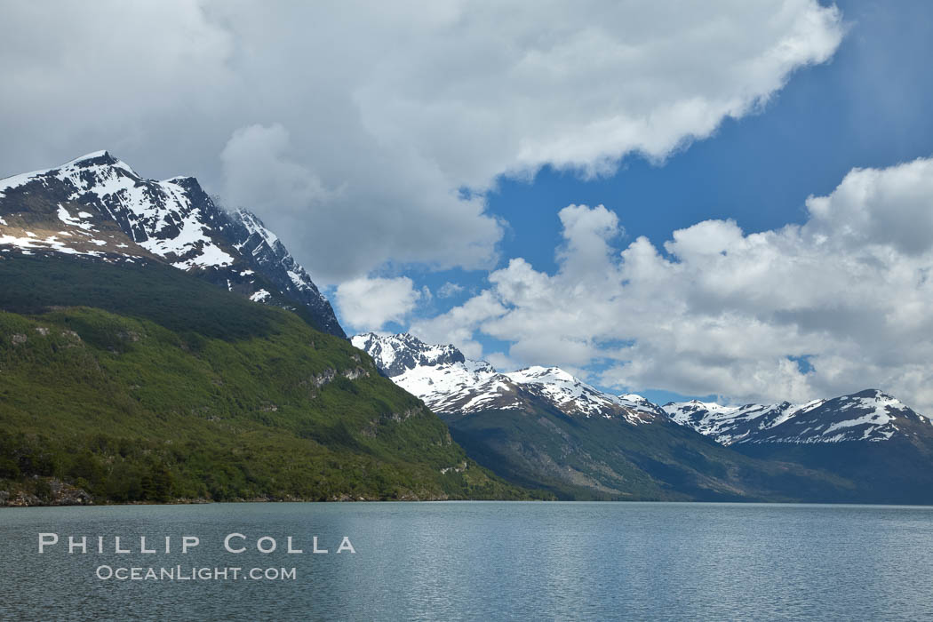 Lago Roca in Tierra del Fuego National Park, Argentina, Ushuaia