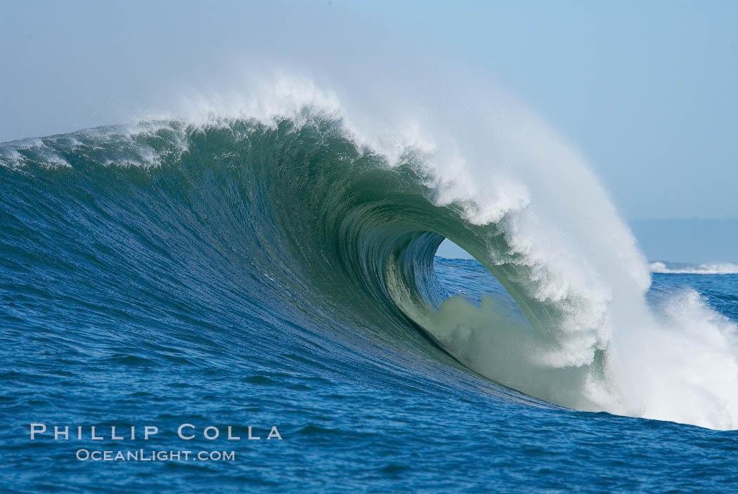 The wave.  Mavericks surf contest, February 7, 2006. Half Moon Bay, California, USA, natural history stock photograph, photo id 15308