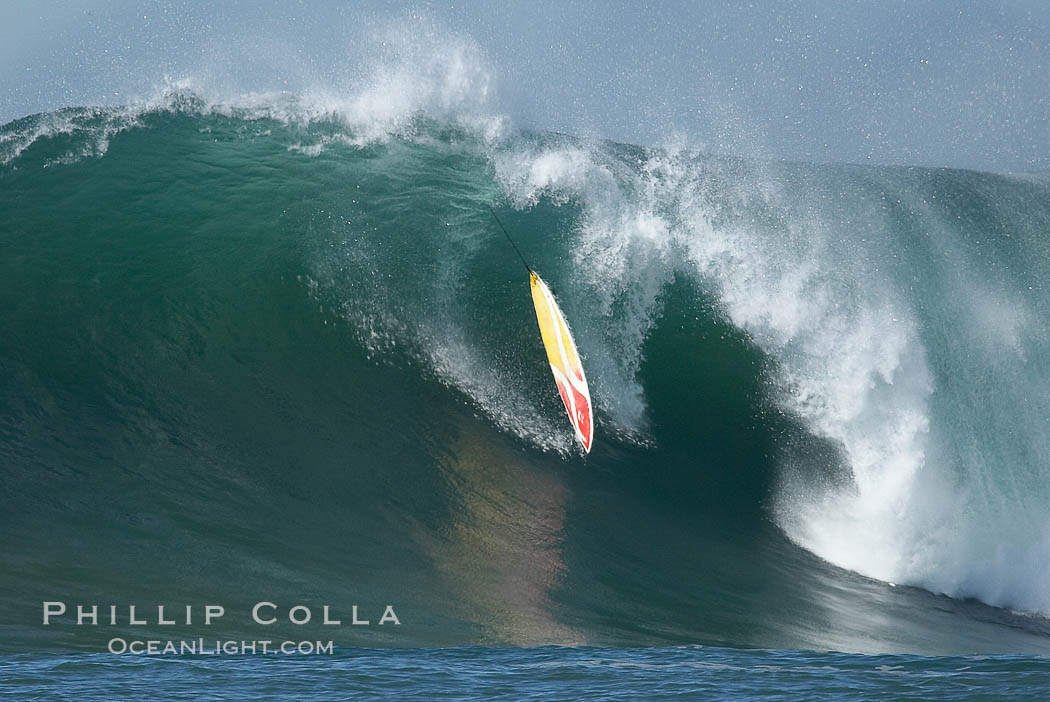 Mavericks surf contest, February 7, 2006. Half Moon Bay, California, USA, natural history stock photograph, photo id 15355