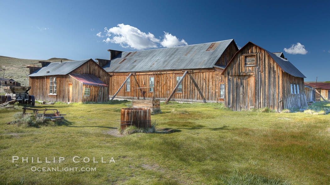 Miner's Union Hall. Bodie State Historical Park, California, USA, natural history stock photograph, photo id 23105