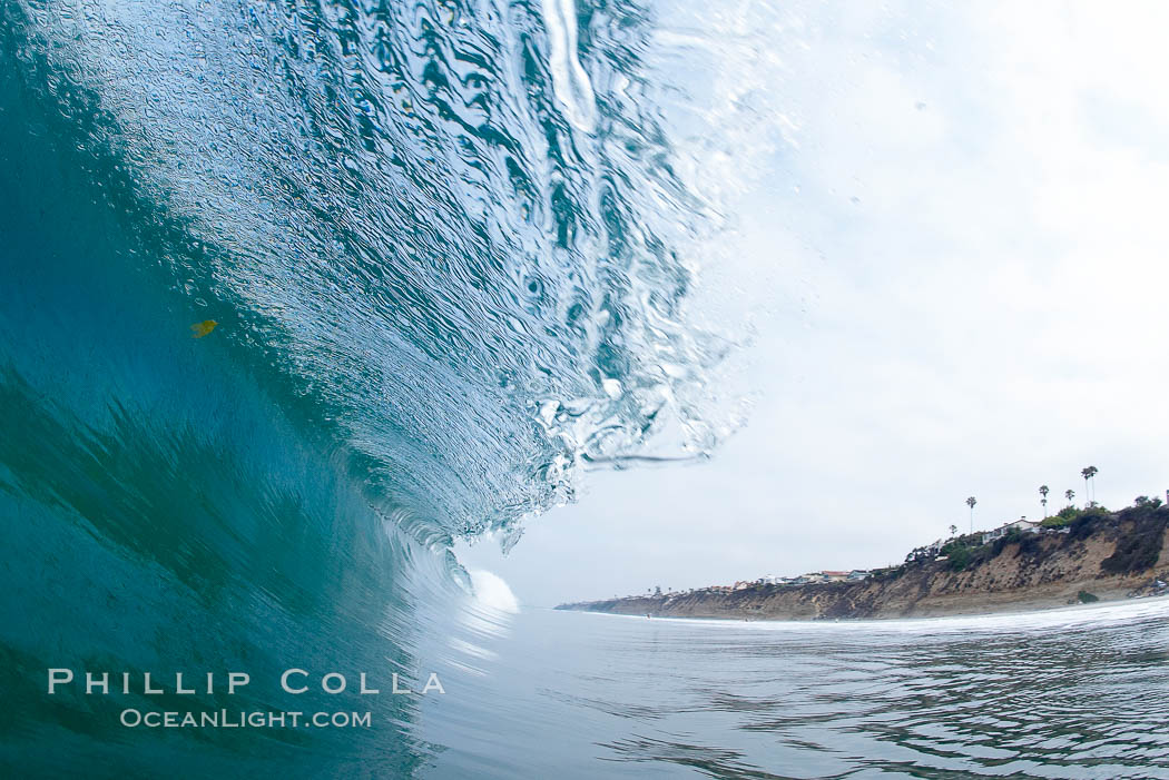 Breaking wave. Moonlight Beach, Encinitas, California, USA, natural history stock photograph, photo id 19132