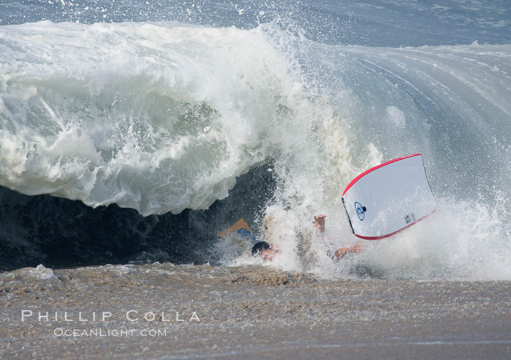 Shorebreak. The Wedge, Newport Beach, California, USA, natural history stock photograph, photo id 14204