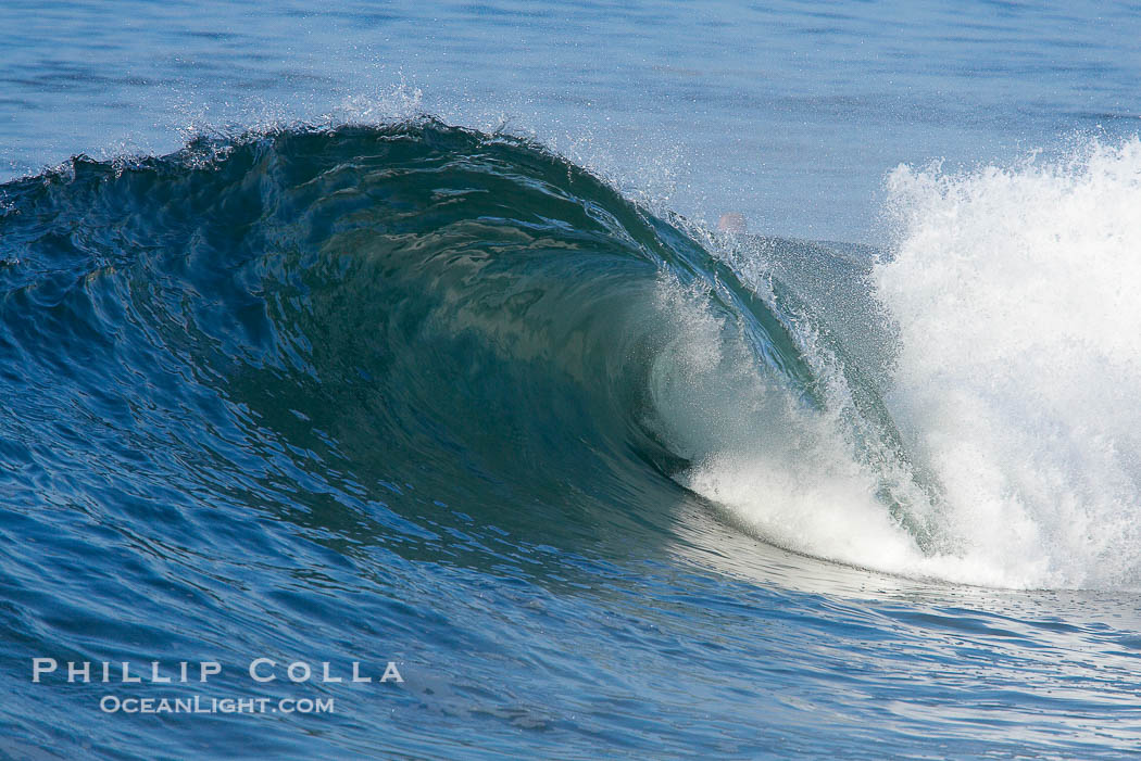 Breaking wave. The Wedge., natural history stock photograph, photo id 14377