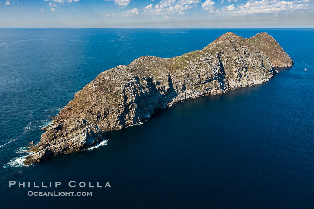 Aerial Photo of North Coronado Island, Baja California, Mexico., natural history stock photograph, photo id 35897