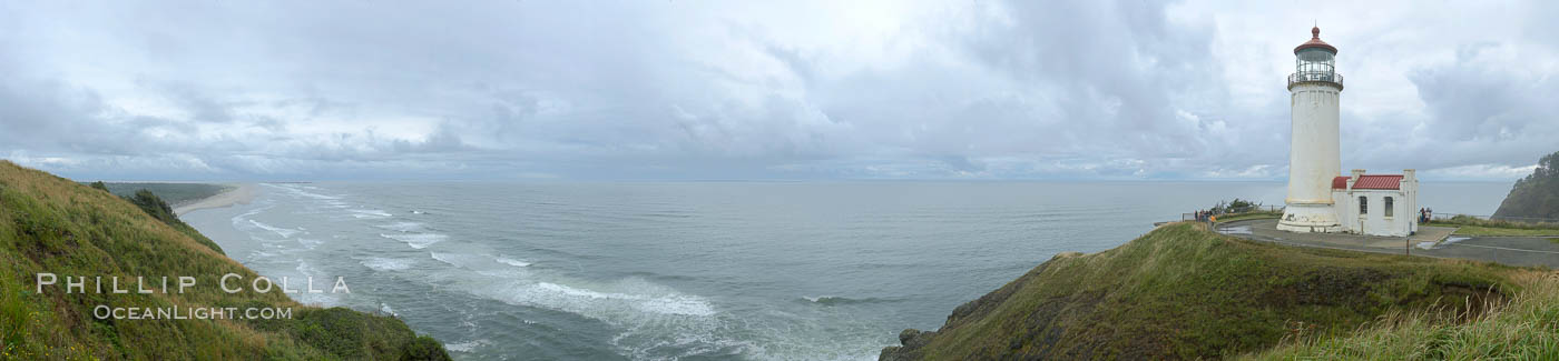 The North Head Lighthouse was built in 1896. 69 steps lead to the lantern room, which is 65 feet from the ground and 194 feet above sea level. The first-order Fresnel lens, which came from Cape Disappointment, was lit for the first time on May 16, 1898